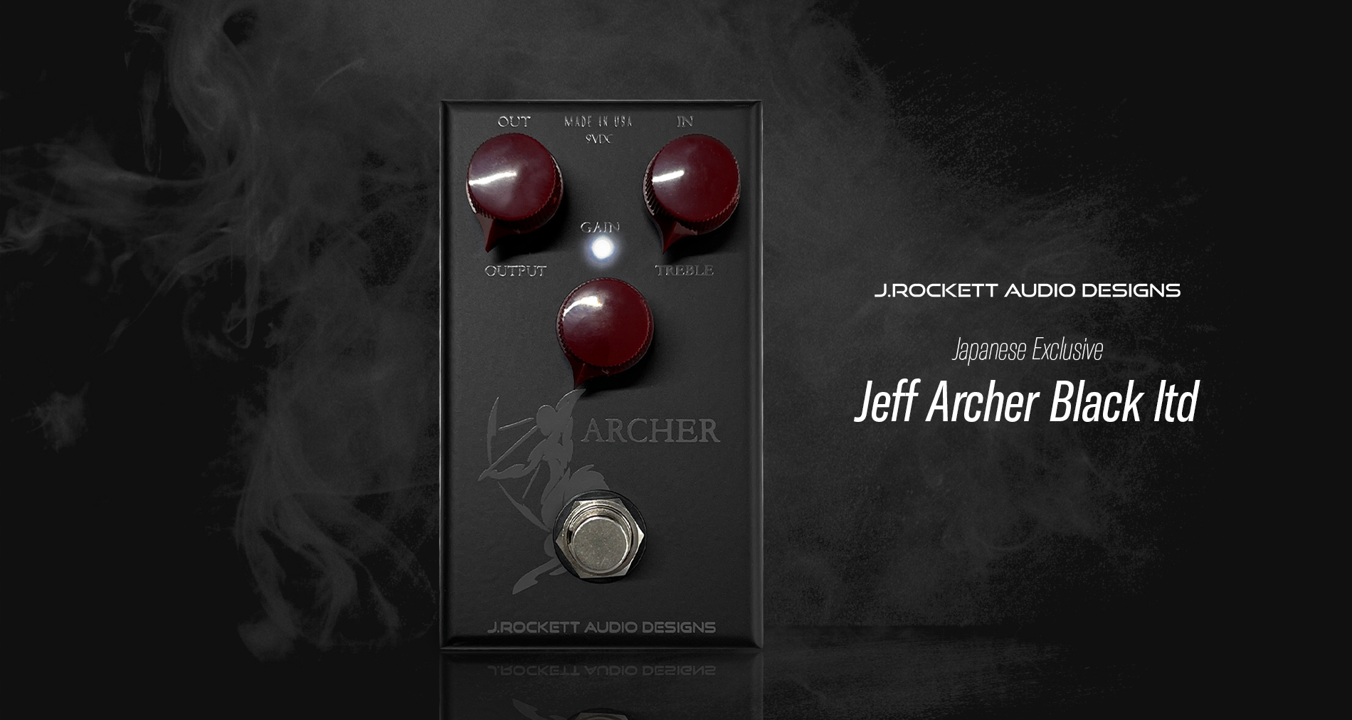 J.Rockett Audio Designsより日本限定モデルJeff Archer Black Ltd登場！