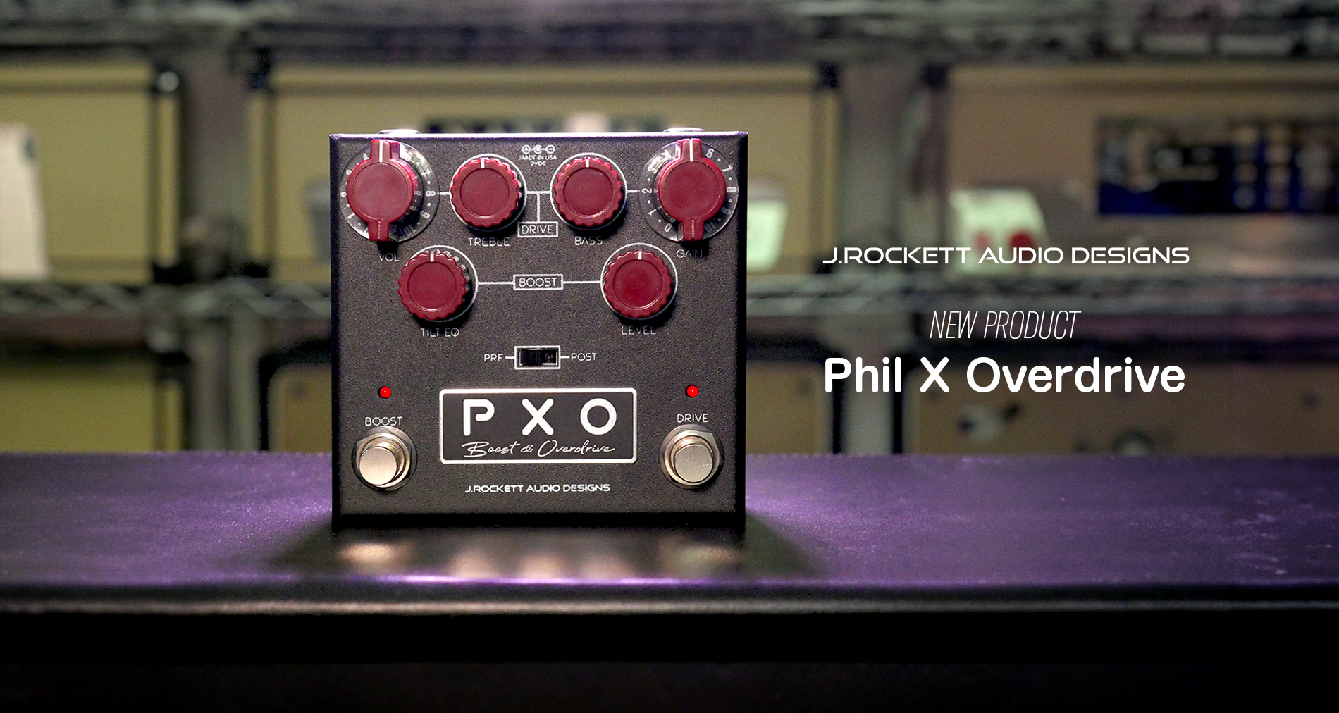 J.Rockett Audio DesignsよりPHIL X OVERDRIVE登場！