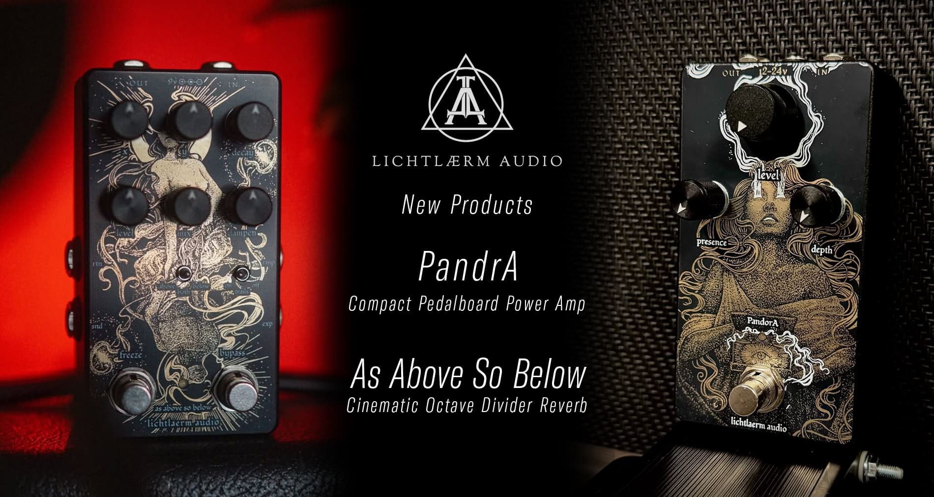 Lichtlaerm Audio 新製品の2種のエフェクターが遂に日本上陸!