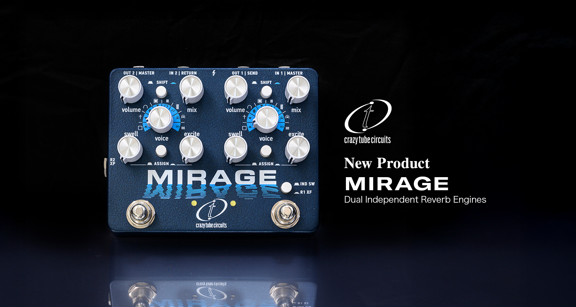 Crazy Tube CircuitsよりMirageが新登場！
