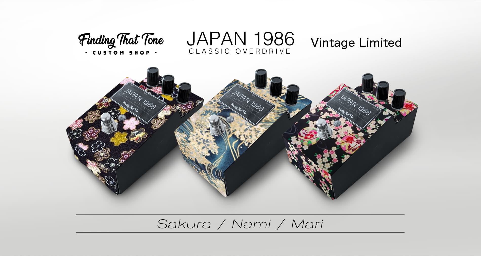【Finding That Tone】限定品案内【JAPAN 1986 Vintage Limited】【Sakura/Nami/Mari】