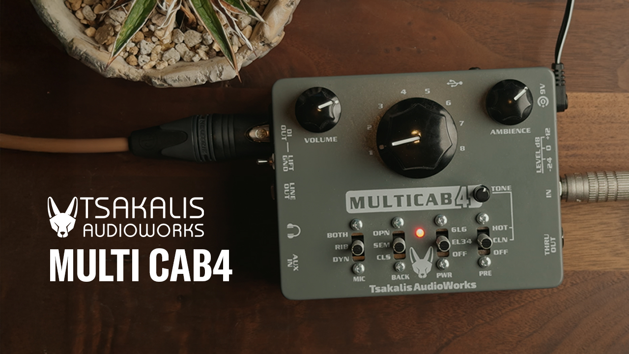 【Quantaエフェクト・ラボ】”Tsakalis AudioWorks MULTI CAB4″製品紹介動画公開