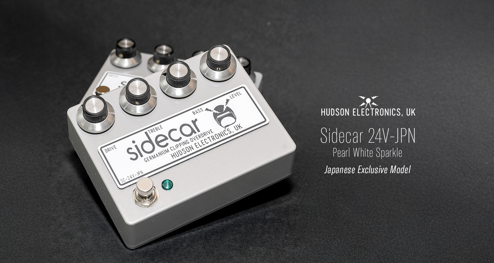 Hudson Electronics,UKよりSidecar国内リミテッドモデル「Sidecar-24V-JPN」がPearl White Sparkleカラーで登場！