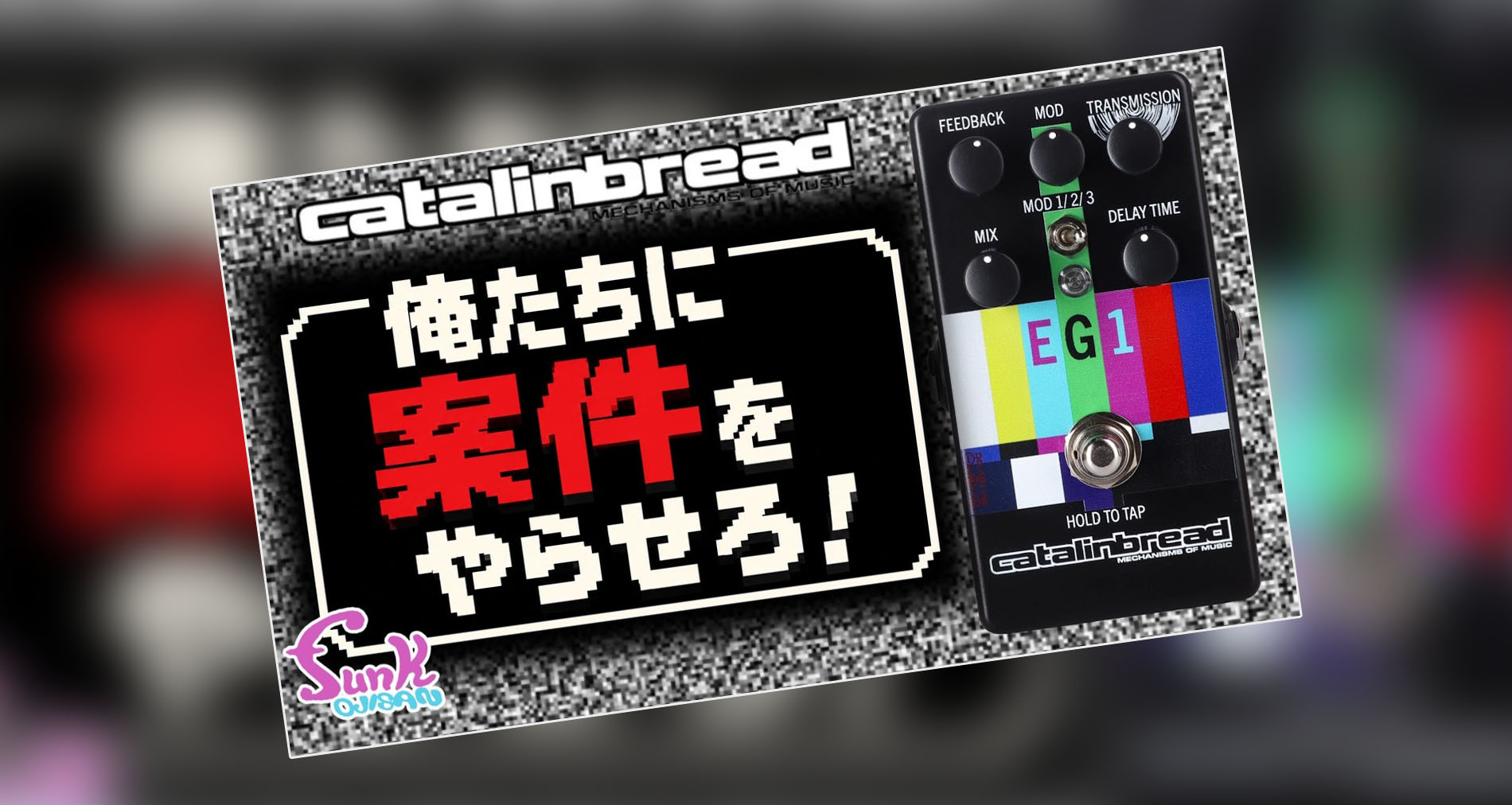 【Catalinbread】EG1製品紹介動画情報【funk ojisan】