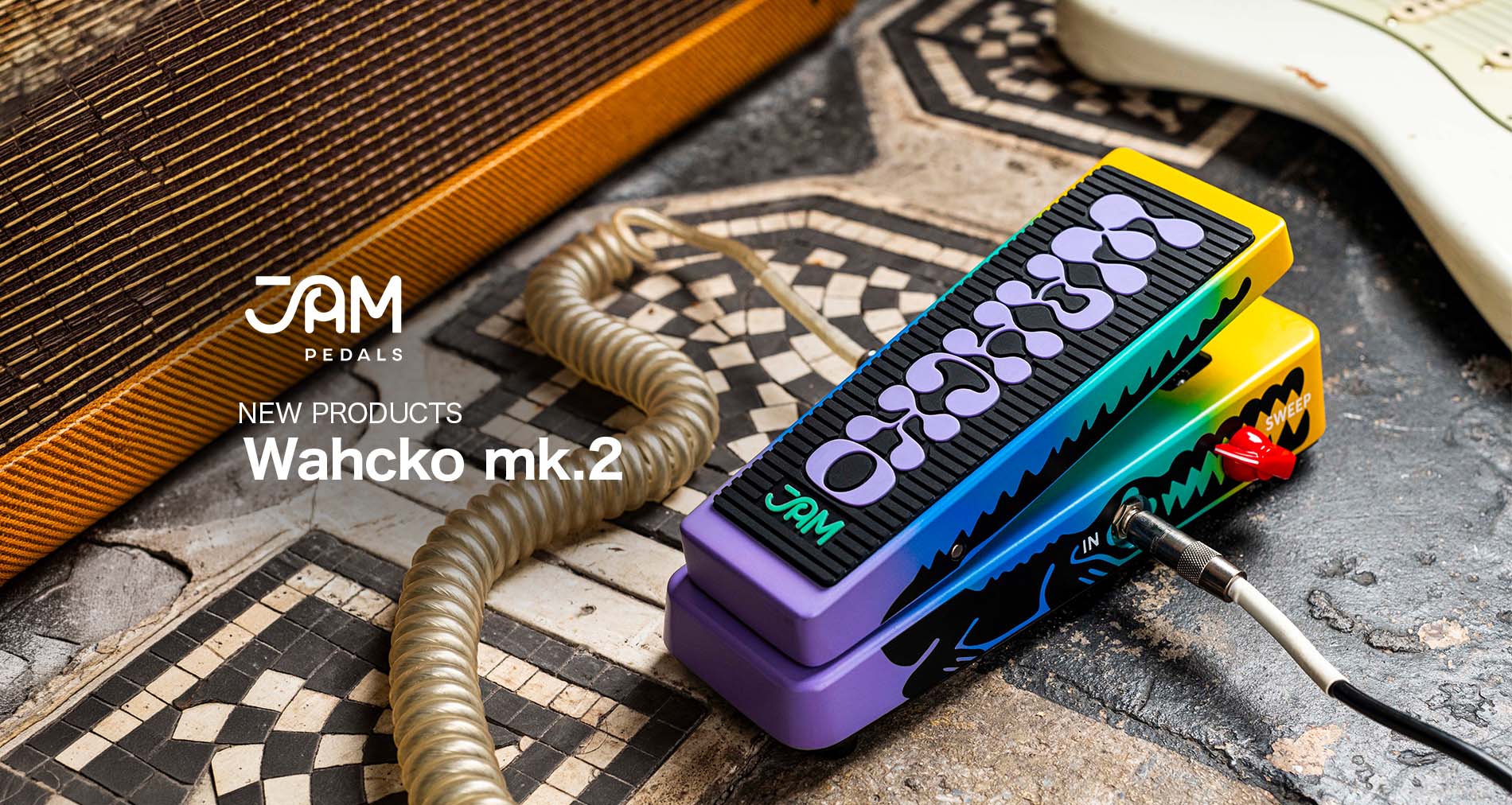 JAM Pedalsよりギター/ベースのモード切り替え可能になったWahcko mk.2登場！